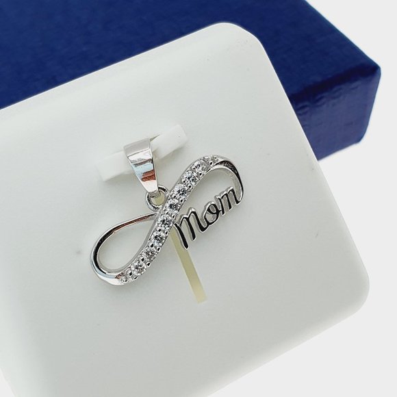 925 Sterling Silver Cubic Zircon Pendant for Women/Girls, US925P1042 - Picture 1 of 10